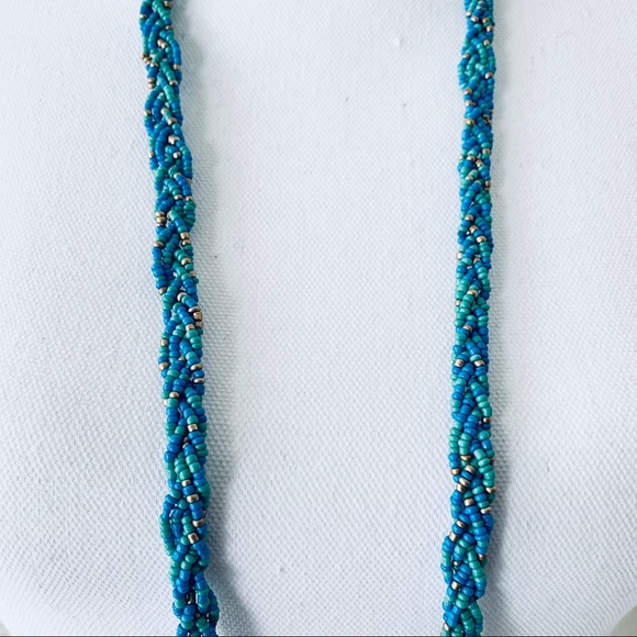 TALBOTS BRAIDED BEADS NECKLACE - Picture 4 of 10